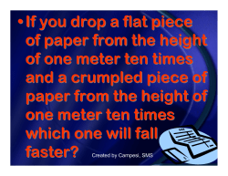 gravity and motion