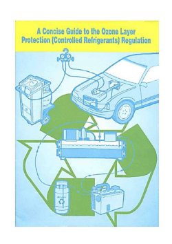 A concise Guide to the Ozone Layer Protection (Controlled