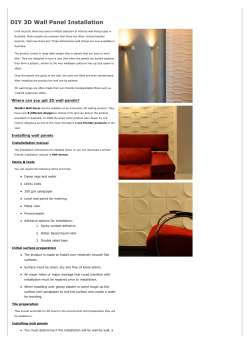 DIY 3D Wall Panel Installation