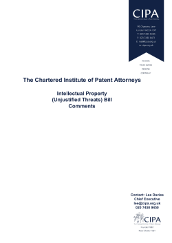 Here - Chartered Institute of Patent Attorneys