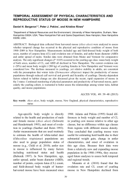 temporal assessment of physical characteristics and