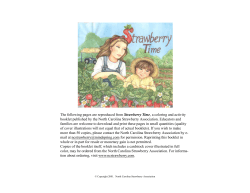 The following pages are reproduced from Strawberry Time, a