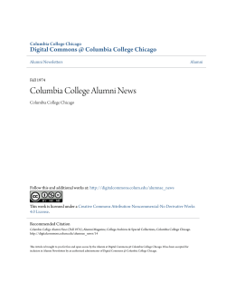 Columbia College Alumni News - Digital Commons @ Columbia