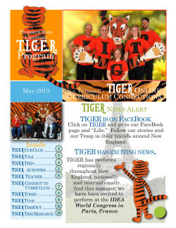 Tiger Curriculum Connection
