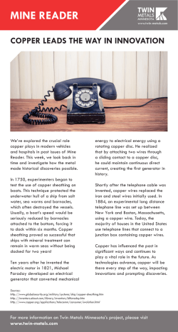 Copper Leads the Way in Innovation