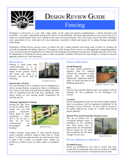 Fencing - City of Waukegan