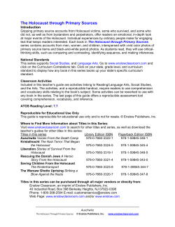 The Holocaust through Primary Sources