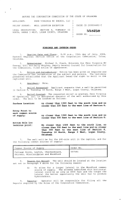 no closer than 1320 feet to the south line and no closer than 330 feet