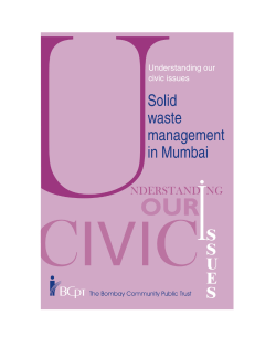 Solid Waste Management in Mumbai
