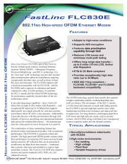 FastLinc FLC830E - Data