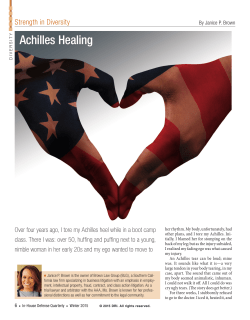 Achilles Healing - Brown Law Group