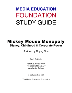 Mickey Mouse Monopoly - Media Education Foundation