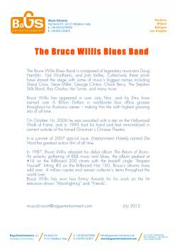 The Bruce Willis Blues Band bio eng