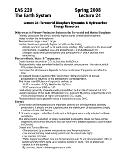 220 08Summary24 - Earth and Atmospheric Sciences