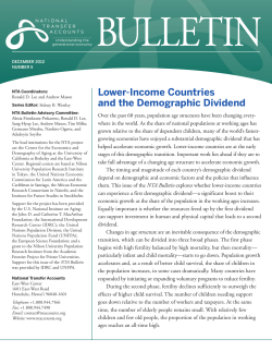 Lower-Income Countries and the Demographic Dividend