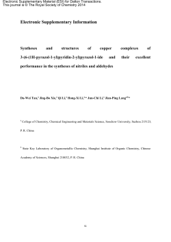 Supplementary Information - Royal Society of Chemistry