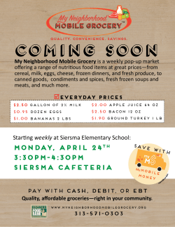 My Neighborhood Mobile Grocery