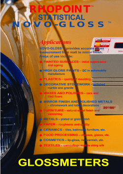 novo-gloss - Gloss Meter