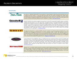 Tenant Profiles - Houston Retail Capital Markets