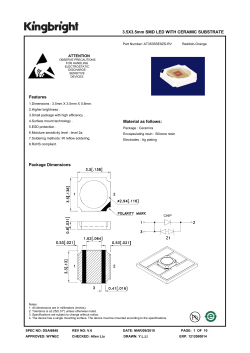 3.5X3.5mm SMD LED WITH CERAMIC SUBSTRATE