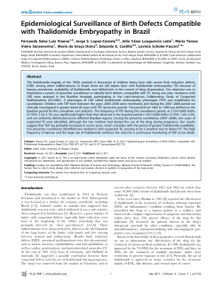 Epidemiological Surveillance of Birth Defects Compatible