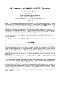 3D Shape-based retrieval within the MPEG-7