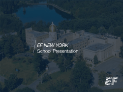 EF NEW YORK School Presentation