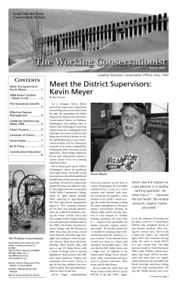 Meet the District Supervisors: Kevin Meyer