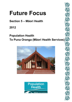 Future Focus - Waikato District Health Board