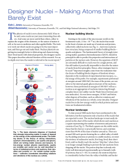 Designer Nuclei - Semantic Scholar