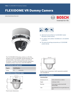FLEXIDOME VR Dummy Camera