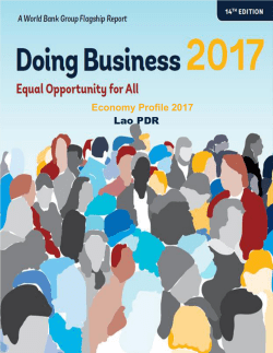 nomy Economy Profile 2017 Lao PDR