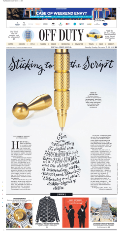 case of weekend envy?