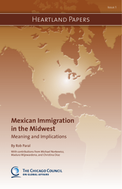 Mexican Immigration in the Midwest