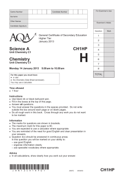 AQA-CH1HP-QP-Jan13 PDF