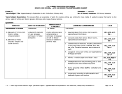 Arts and Design_Apprenticeship and Exploration in Arts Produ