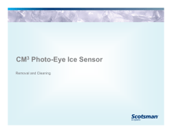 CM3 Photo-Eye Ice Sensor