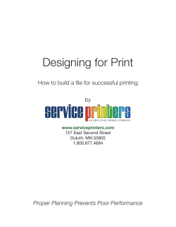 Designing for Print
