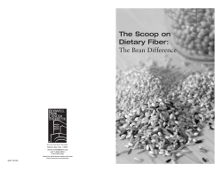 The Scoop on Dietary Fiber - Roswell Park Cancer Institute
