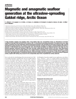 Magmatic and amagmatic seafloor generation at