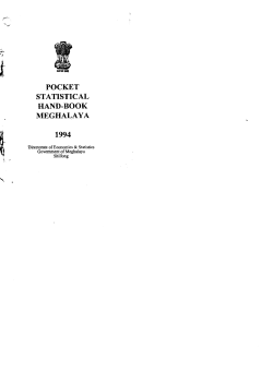 2158 KB - Planning Department,Government of Meghalaya