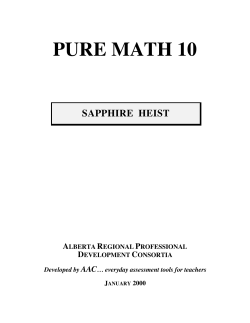 PURE MATH 10 - ARPDC Learning Portal