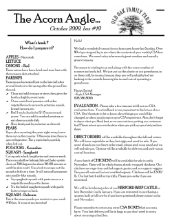 2009 box 19 oct - Old Oak Family Farm