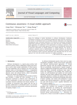 Continuous awareness - The University of Texas at Dallas