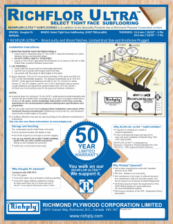 Richflor Ultra - Richmond Plywood