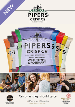 Crisps as they should taste