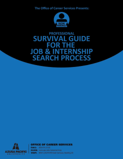 Complete List of Survival Guides Offered by the Office