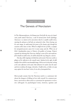 the genesis of narcissism