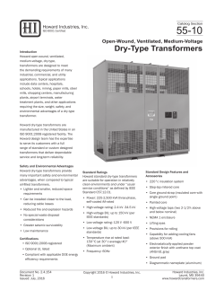 Dry-Type Transformers