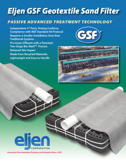 Eljen GSF Geotextile Sand Filter